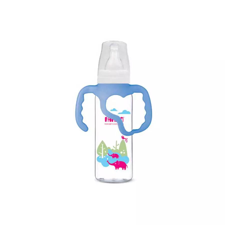 Farlin Feeding Bottle With Handle 240ML Blue