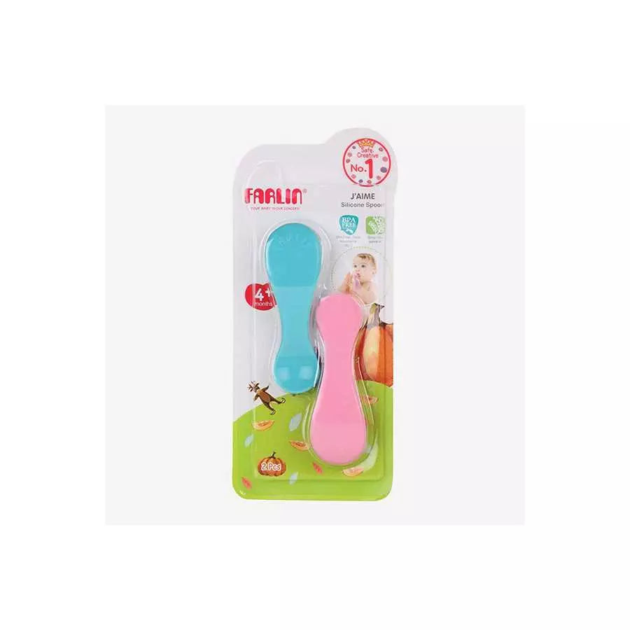 Farlin Food Spoon 4M+ 2Pcs