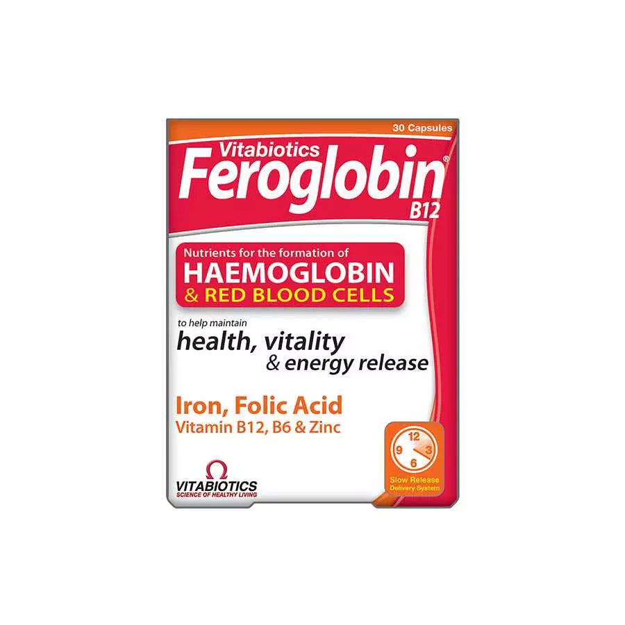 Vitabiotics Feroglobin B12, 30 Capsule