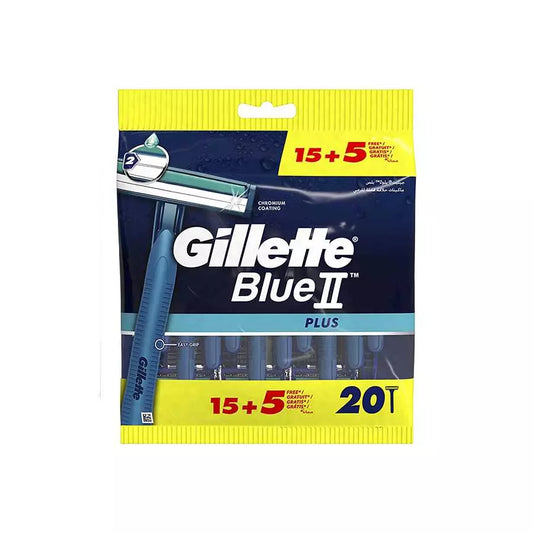 Gillette Blue 2 15+5Pcs Free