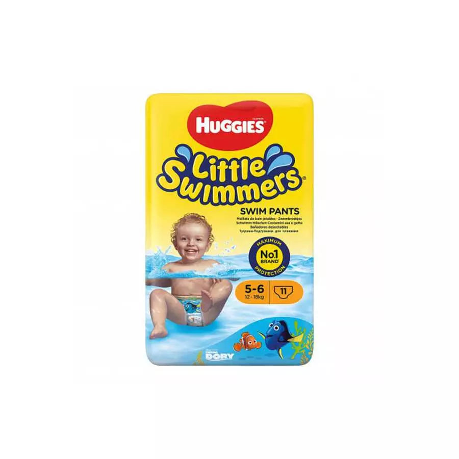 Huggies Little Swimmers 5-6, (12-18 Kg) 11 Pants