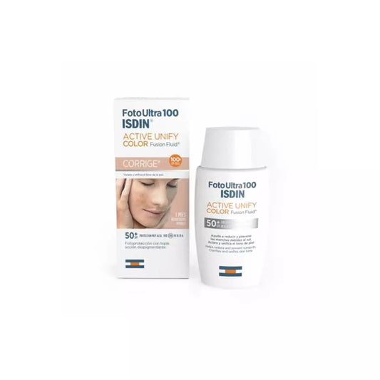 Isdin Fotoultra Fusion Fluid With Color Spf50+, 50Ml