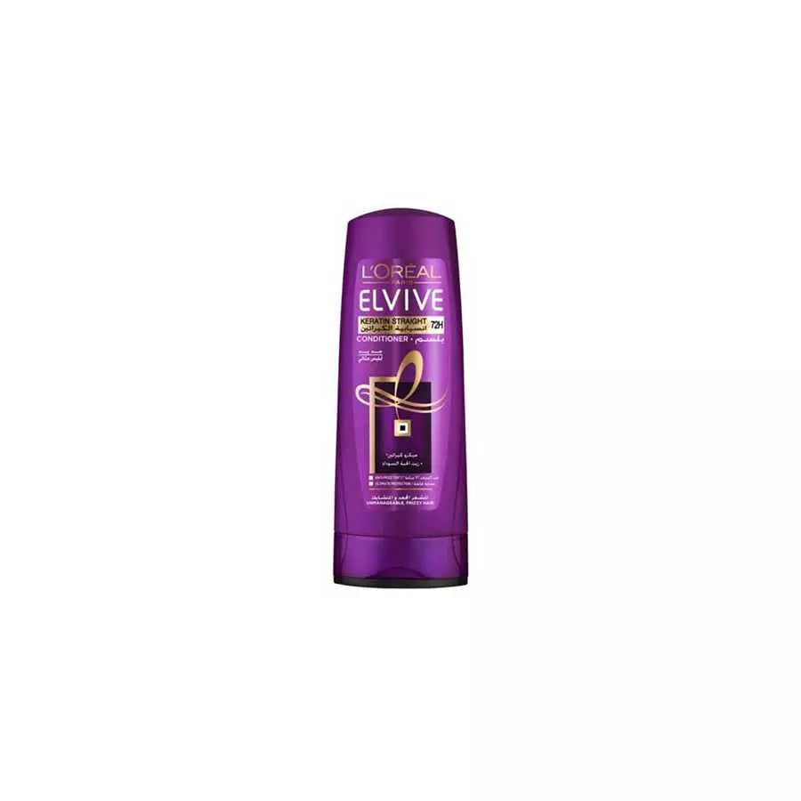 Loreal Paris Elvive Straight Keratin Conditioner 400Ml