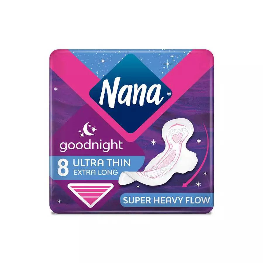 Nana Ultra Goodnight Extra Long 8 Pads