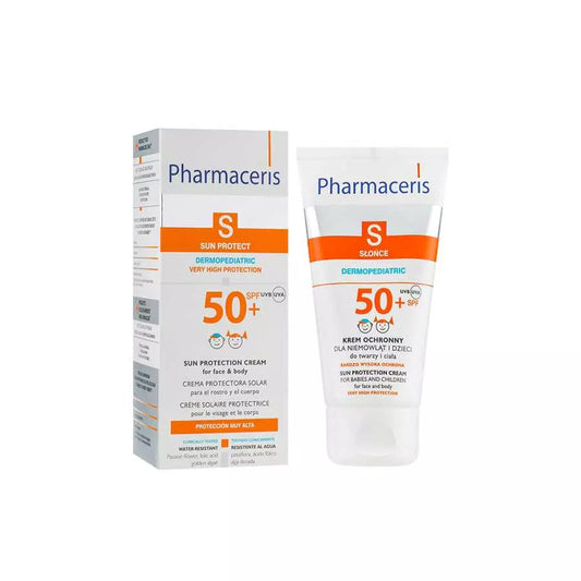 Pharmaceris S Sun Protection Cream For Babies & Children Face & Body SPF50+ (125Ml)