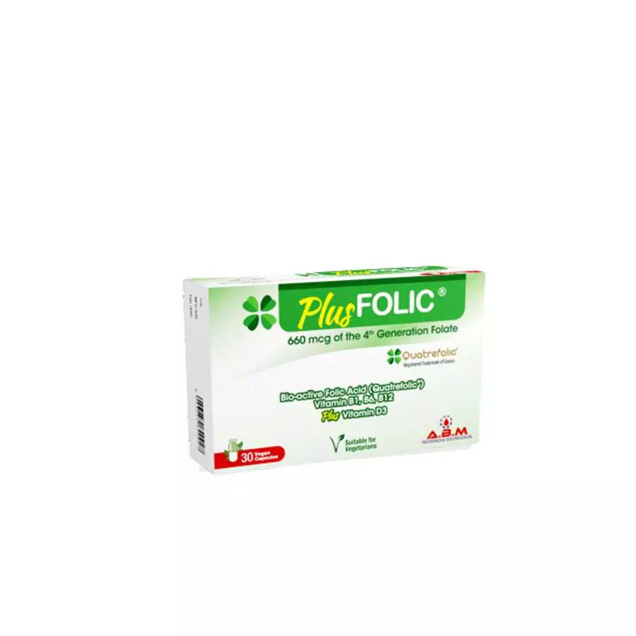 Plus Folic (Bioactive Folic Acid) 30Cap