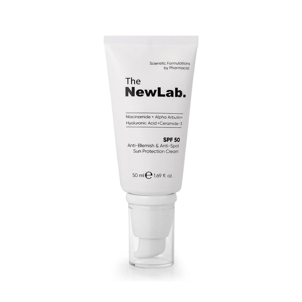 The NewLab Anti-Blemish and Anti-Spot Sun Protection Cream SPF50 50ML