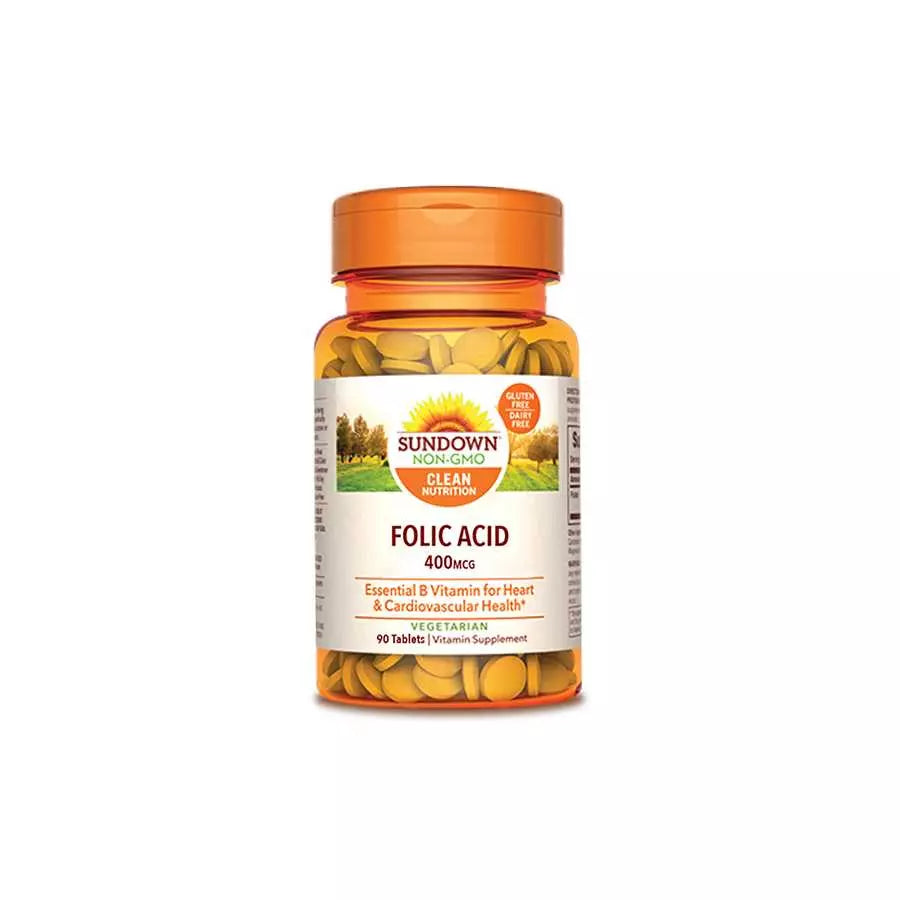 Sundown Folic Acid 400Mcg 90 Tablet