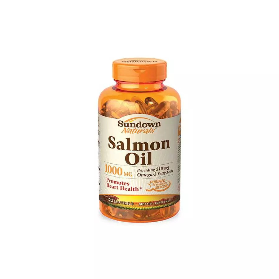 Sundown Salmon Oil 1000Mg, 120 Softgels Capsule