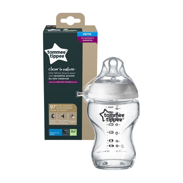 Tommee Tippee Closer to Nature 250ml Glass Bottle