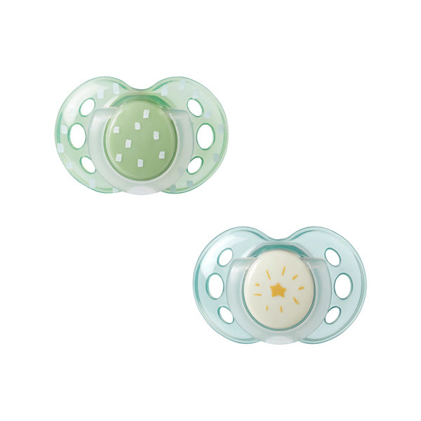 Tommee Tippee Night Time Soother 2x 18-36m