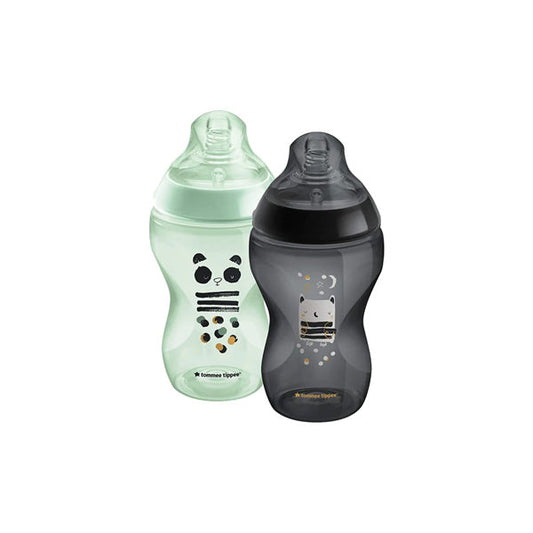 Tommee Tippee Closer To Nature Anti-Colic 2x 260ml Baby Bottles