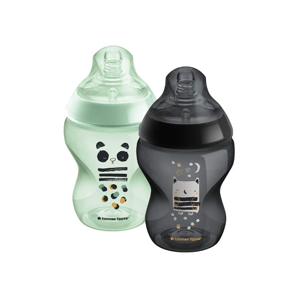 Tommee Tippee Closer To Nature Dec Mono Bottles 2x340ml