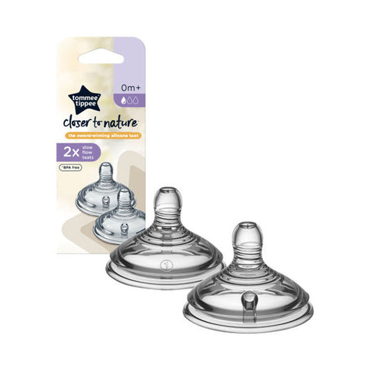 Tommee Tippee Closer To Nature 2x Slow Flow Teats