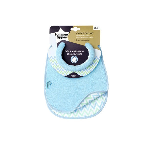 Tommee Tippee Closer to Nature Milk Feeding Bib X2