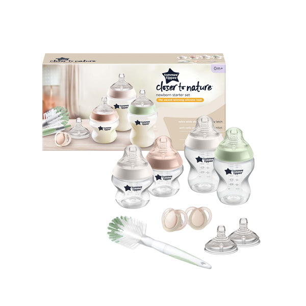 Tommee Tippee Closer To Nature Starter Kit Pastel Clear