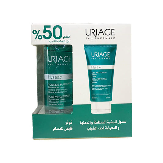 Uriage Hyséac Cleansing Gel + Purifying Toner Offer