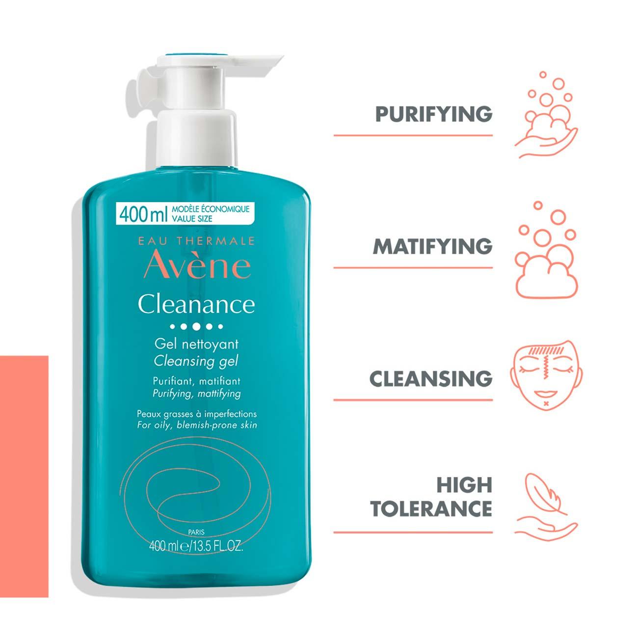 Avene Cleanance Soap Free Cleanser Gel 400 ML Pump