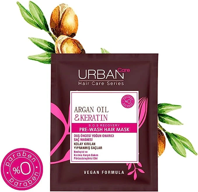 Urban Care Argan Oil & Keratin Pre -Hair Mask