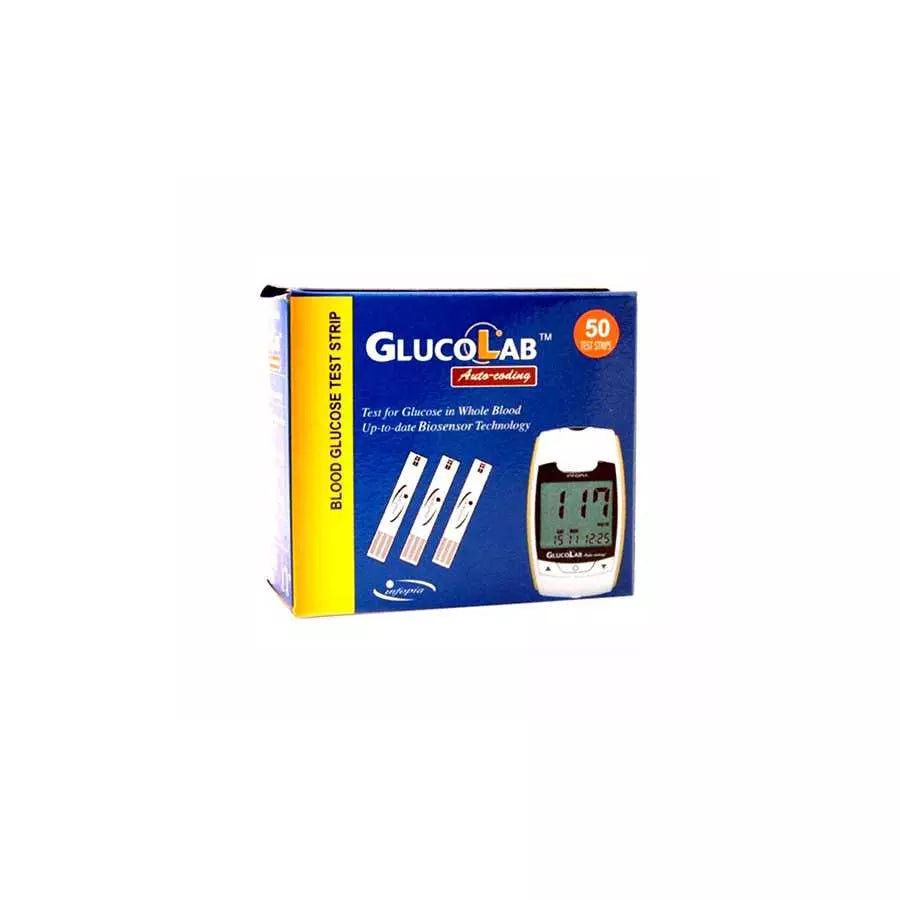 Glucolab Blood Glucose Strips 50 Test