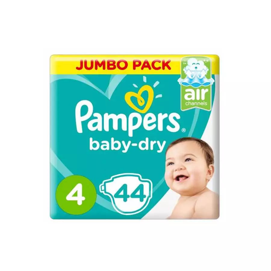 Pampers Diapers Size (4) 8-14 Kg 44 Diapers