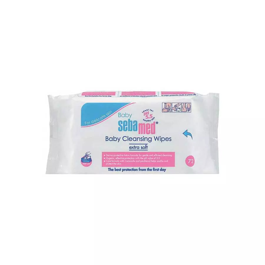 Sebamed Baby Wipes 72 Tissue