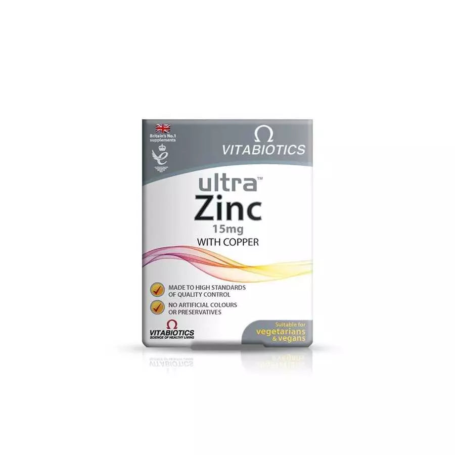 Vitabiotics Ultra Zinc 15Mg With Copper 60 Tablet