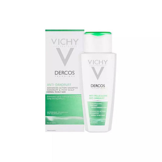 Vichy Dercos Anti Dandruff For Oily Hair Shampoo 200Ml